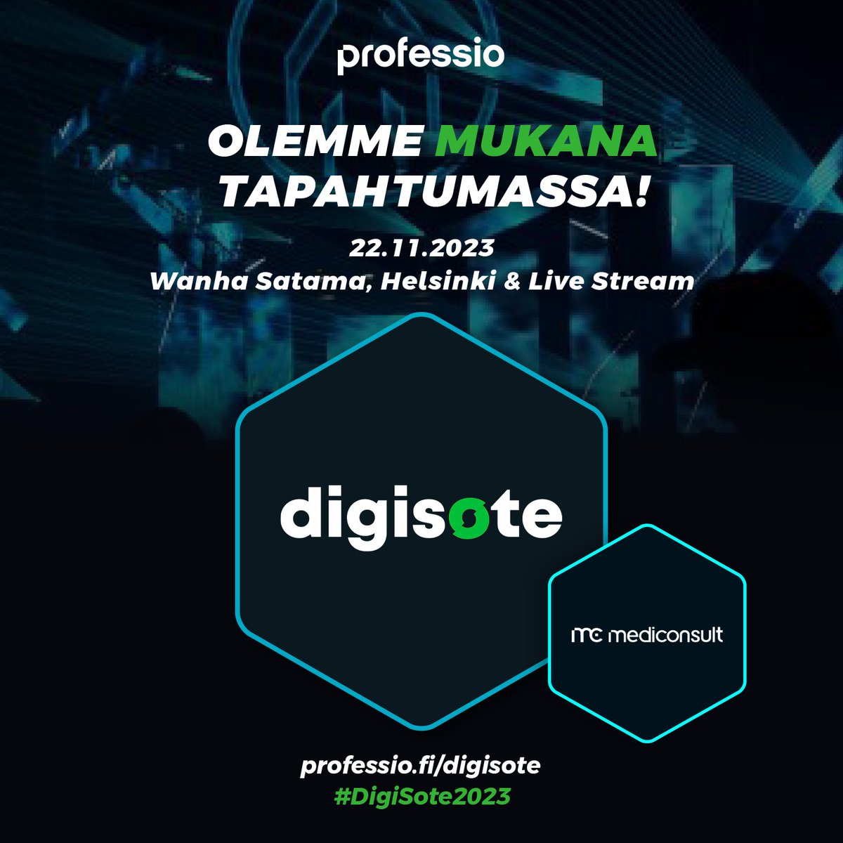 #DigiSote2023 lähestyy! 

Tapahtumassa on perinteisesti kuultu mielenkiintoisimmat visiot digisoten tulevaisuudesta. Näin varmasti tälläkin kertaa! 

Iltapäivällä keskustellaan tulevaisuuden asiakas- ja potilastietojärjestelmistä ja lauteilla myös meidän TJ @SalaspuroTommi 🌟.