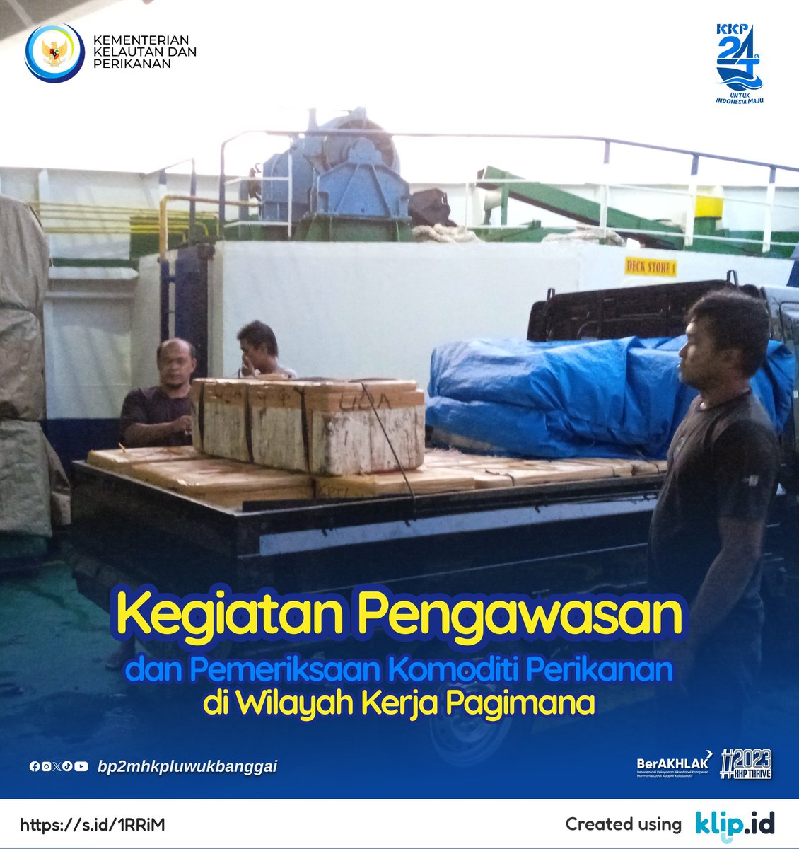 wilkerpagimana's tweet photo. #KKPTrive
Pengawasan & pemeriksaan lalulintas komoditi perikanan dipintu entry_exit pelabuhan Pagimana
@bkipm_kkp @harimaryadi651 @afatbki @ronysattu @l3o_Ramagusta https://t.co/nje0I6PBXl