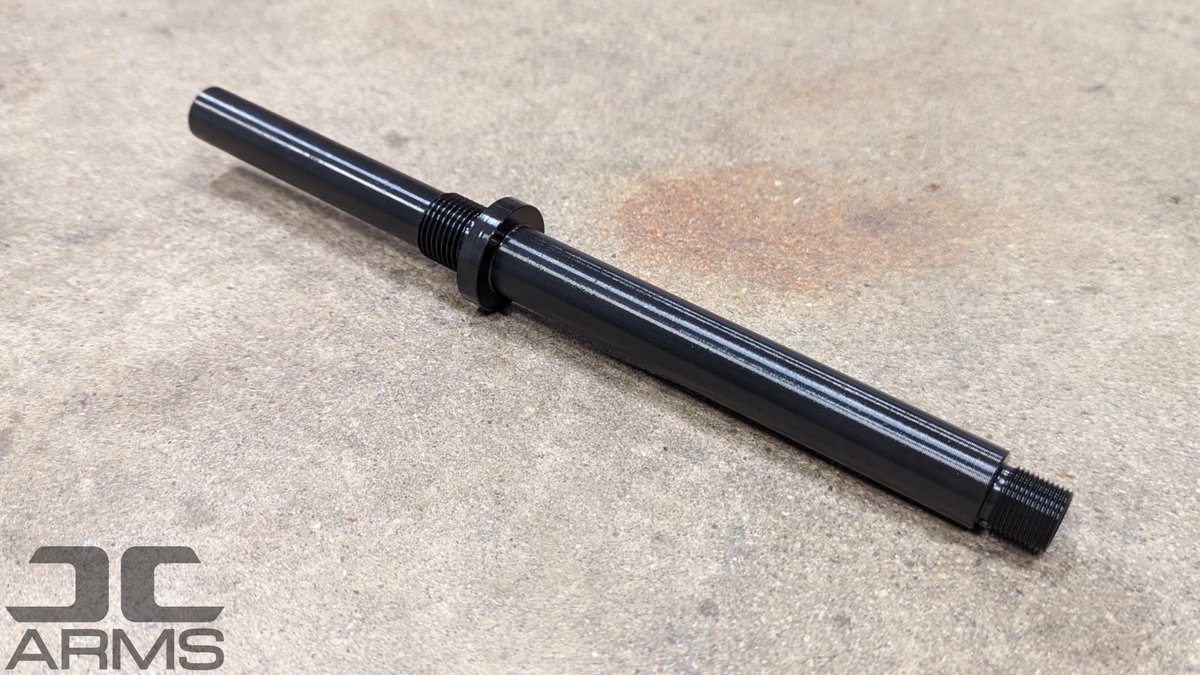 The 8 inch barrels are actually ready ahead of schedule! Optimal 9mm ballistics are now available for everyone! They are available right now either on their own, installed into an upper receiver, or installed into a trunnion for the DIY Mac uppers!