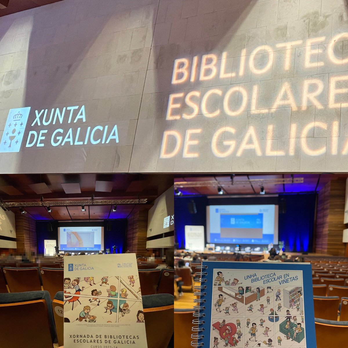 craoroso's tweet photo. Un ano mais o @craoroso esta presente nas #xornadasdebibliotecasescolaresdegalicia #xbega23 @bescolaresgal para formarnos e compartir experiencias #ia #bandadeseñada #comic #LIA #proxectos #novaslinguaxes #voluntariado #redessociais #redessociales #inaguracion https://t.co/Md31BKSvPa