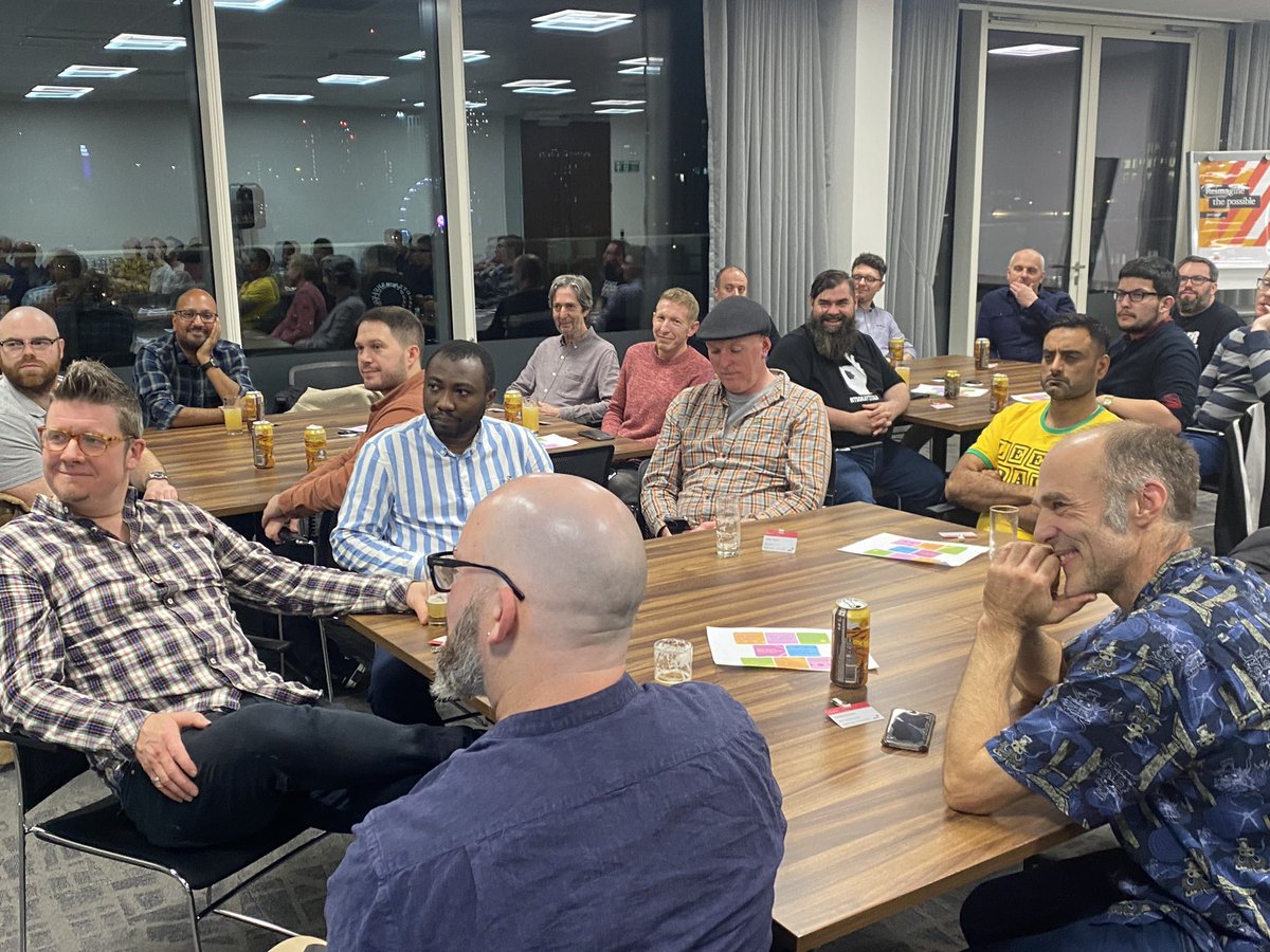 LeedsDads's tweet photo. Over 30 dads at @LeedsDads International Mens Day #PAYF Night Out💥
Great speakers, silly jokes, marvellous company, and a top curry!
Thanks to all, incl @PwC_UK
@NMBCo @NorthBrewCo for hospitality.
We will get together to chat again soon.
Join in!
#IMD2023
#BabyWeek2023 https://t.co/JKUfH5NkUn