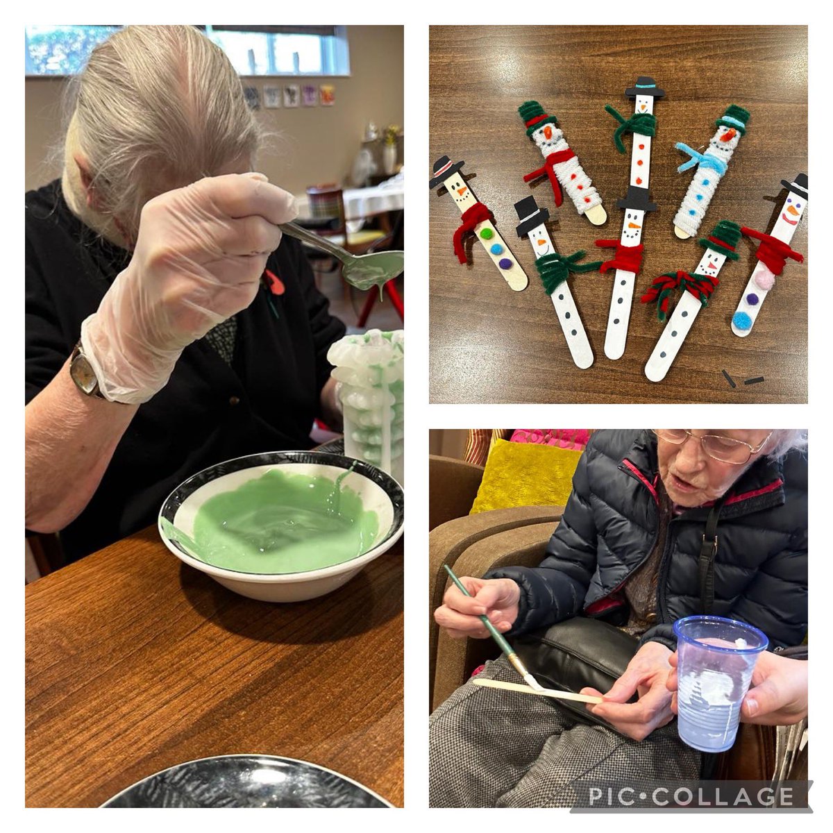Preparations under way for #guiseleylights switch on next week. Residents are preparing for the craft stall. Can you guess what Sonia is making? <a href="/GuiseleyGazette/">Guiseley's Gazette</a> <a href="/MethodistsLS20/">Guiseley Methodist</a> <a href="/StOswalds1909/">St Oswald's Guiseley</a> <a href="/AnchorLaterLife/">Anchor</a> #Christmas #lights #tombola <a href="/Hobbycraft/">Hobbycraft</a>