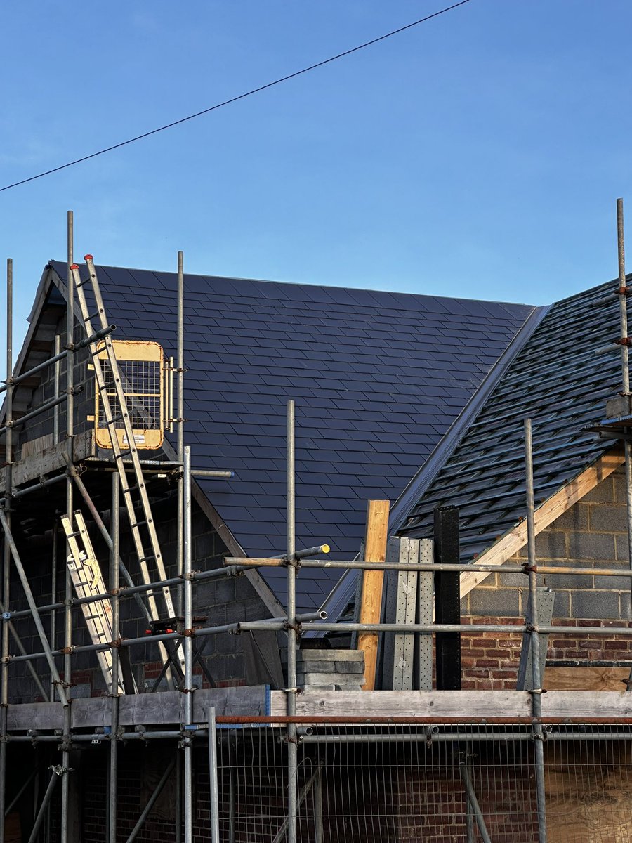Astronomer_Mark's tweet photo. For those filling my attempt to renovate my house, roofer was next on my list of shocking trades people so I have decided to do it myself… first segment tiled and i must say I’m quite pleased with result #SelfBuild #Renovate #DoingItMyself https://t.co/ki1SkEPvvF