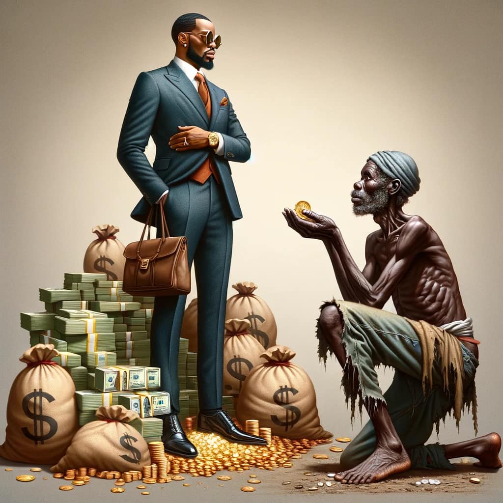 AfricanHub_'s tweet image. A Man consumed by greed can never be his brother's keeper.