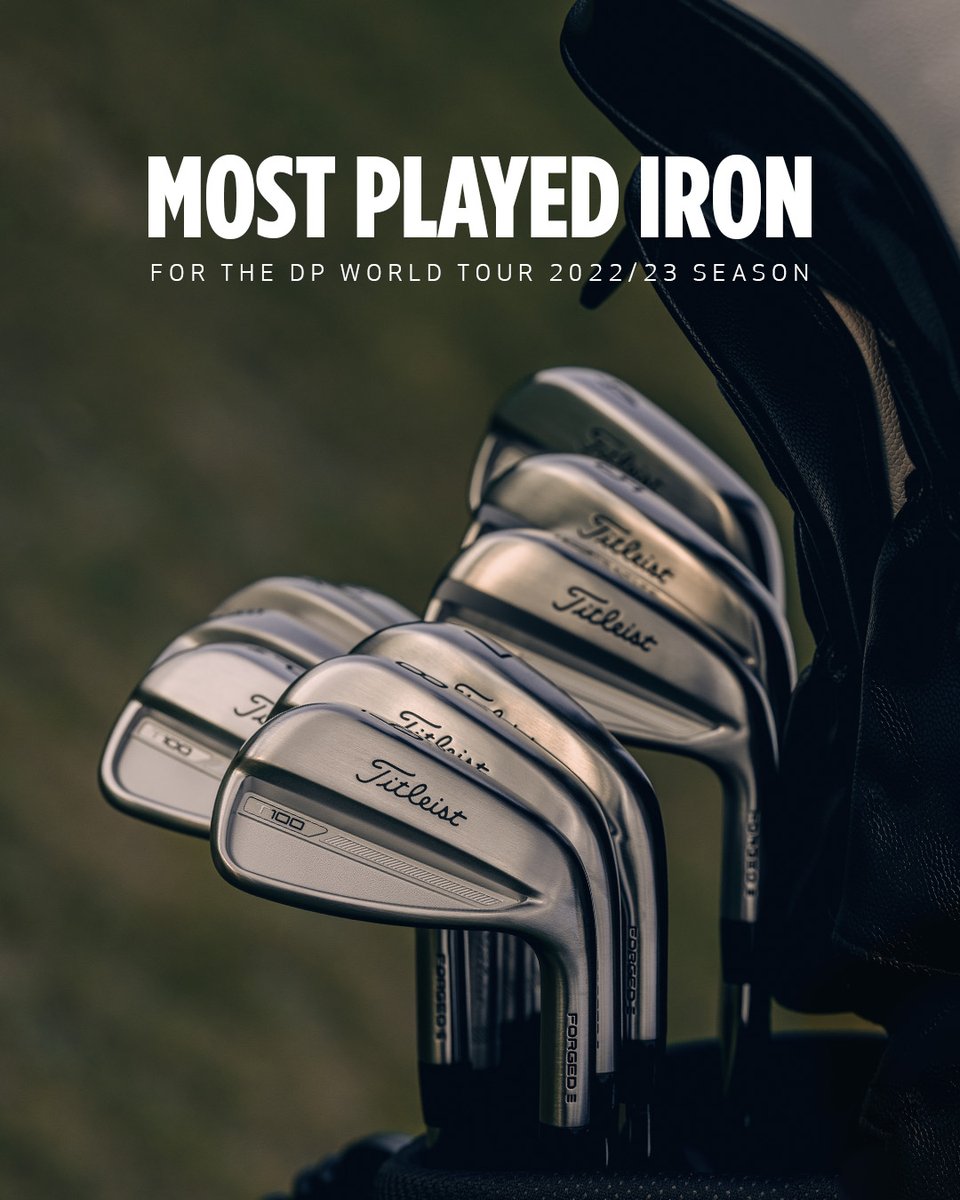 TitleistEurope's tweet photo. Nearly 35 per cent of DP World Tour players put their trust in @Titleist irons in 2022/23. π―
#PrecisionPlayed https://t.co/7dkLvBkGbr