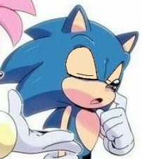 He's singing to himself 

Don't mind him