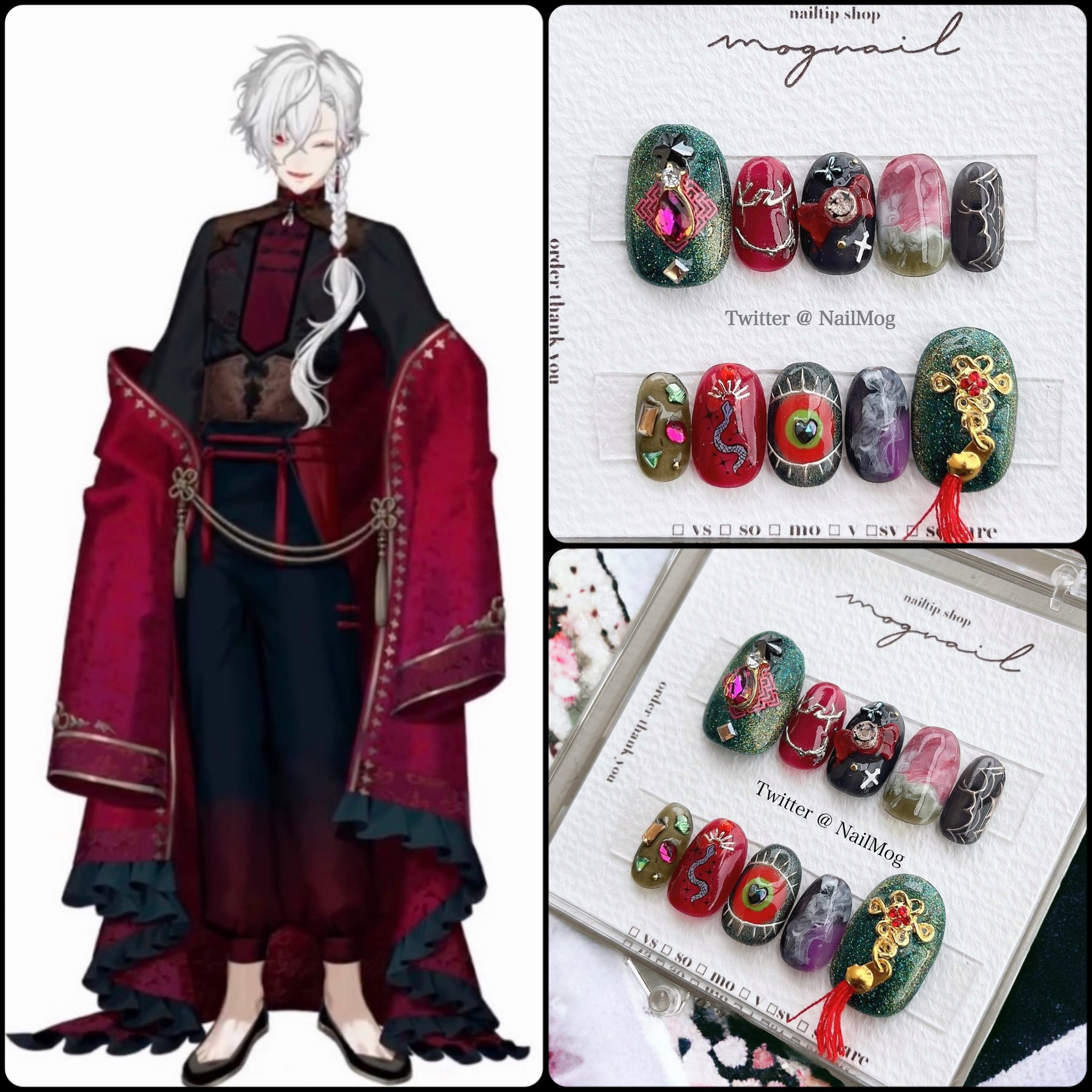 mognail ♡ ネイルチップ販売 على X: 