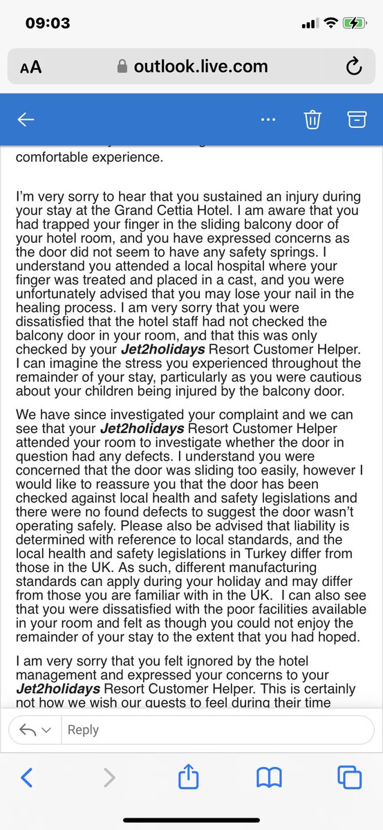 DeeliteMc's tweet photo. @jet2tweets disgusting! Didn’t think you would take ownership of this ! “ checked against local health and safety legislations and there were no found“ … so how are you safeguarding me as a British citizen in another country !!?? https://t.co/MVF8DoGPGX