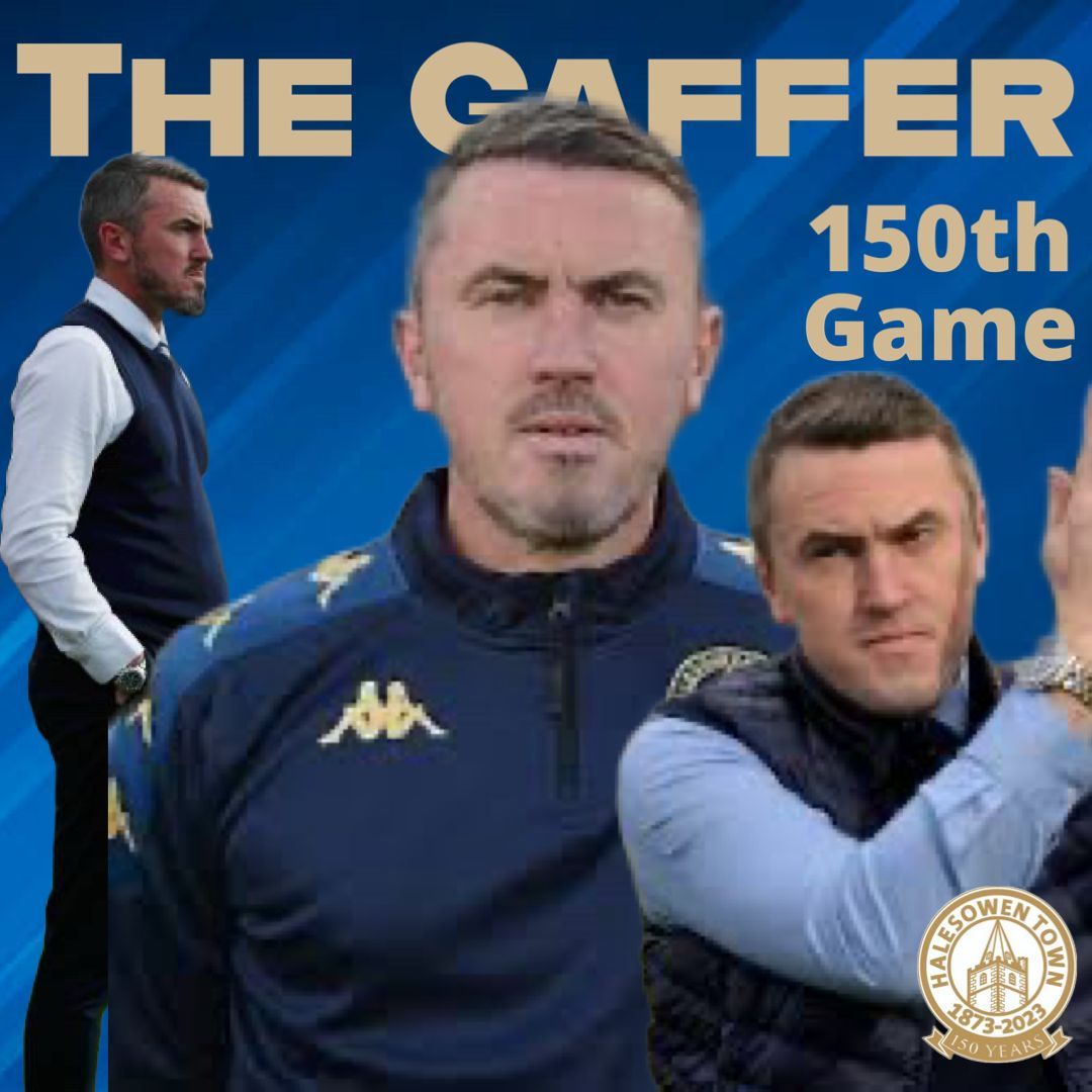 halesowentownfc's tweet photo. Today, we celebrate @Smudger1207 150th competitive game in charge of the Yeltz.

Congratulations Gaffer, here's to 150 more

#UpTheYeltz #TheGaffer https://t.co/iJLyQqOHRp