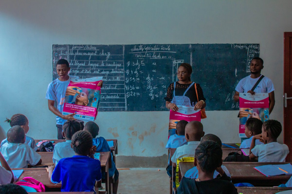ClaireFondation's tweet photo. #WEEKEND_SHARE: Dans le cadre de la campagne Zéro polio, @ClaireFondation et @ureport_rdc sensibilisent les enfants comme atout majeur
Chaque enfant mérite de grandir en bonne santé, sans la menace de la polio. Agissons maintenant pour les protéger. #Zeropolio @Pev_rdcongo https://t.co/l65065i4LV