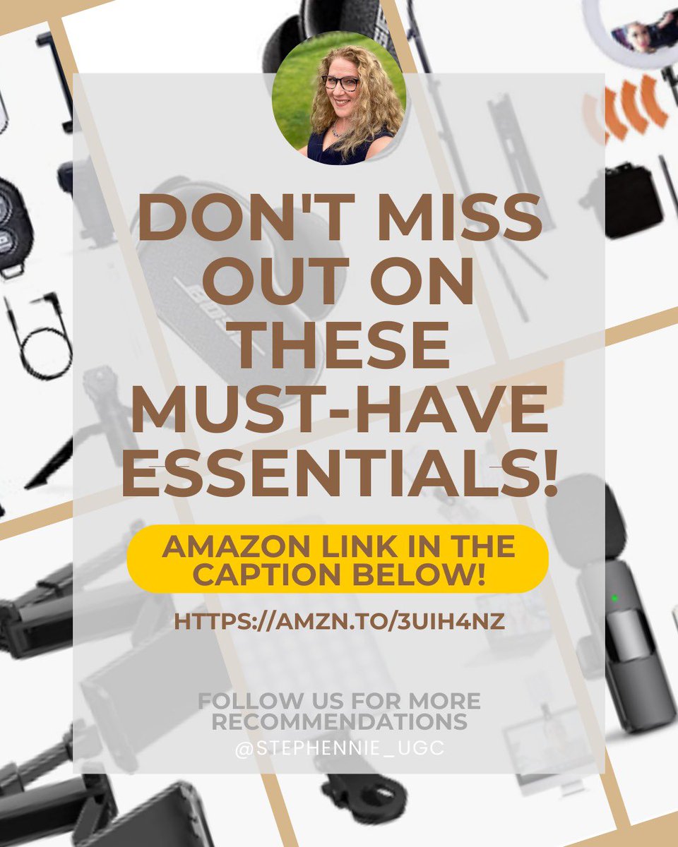 UGC_Intl's tweet image. It’s Black Friday time
Folks! #BlackFriday 
Amazon.com/shop/stephennie