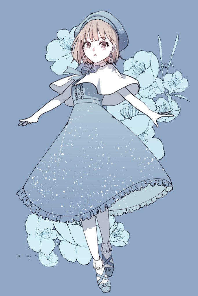 フリーナ(原神) 「最近のお絵描き1/2→原神妄想私服絵3/4→友人のファッションガールズモードアバ」|rocu✿Fateのイラスト