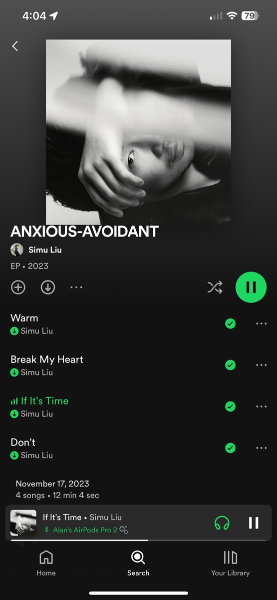 tapAlan's tweet photo. You need to drop the full album @SimuLiu. These tracks are great! 🔥🦻🏽💦 Congratulations!!! 👏🏽 #anxiousavoidant https://t.co/C9tWLcaxyy
