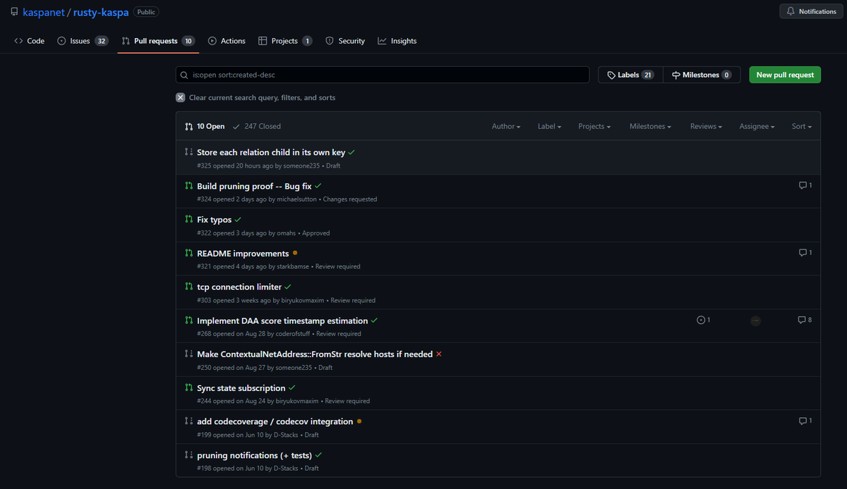 KumoKlouds's tweet image. #KRust #KAS seriously close now to the Rust Upgrade!!! 

@plzsats 
@altcoinist 
@Kaspa_HypeMan