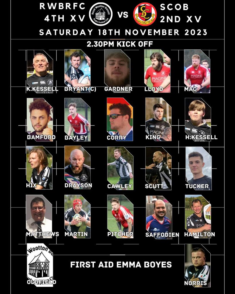 RWBassetRFC's tweet photo. ๐ It's Matchday! ๐
โซ HOME
RWBRFC II vs Swanage & Wareham - 2.30pm kick-off
RWBRFC IV vs SCOB II - 2.30pm kick-off
Free entry!
๐ด AWAY
Devizes RFC vs RWBRFC I - 2.30pm kick-off
Calne RFC vs RWBRFC III - 2pm kick-off
#upthebass #RWBRFC #matchdaysquads https://t.co/hDEFJL6SkD