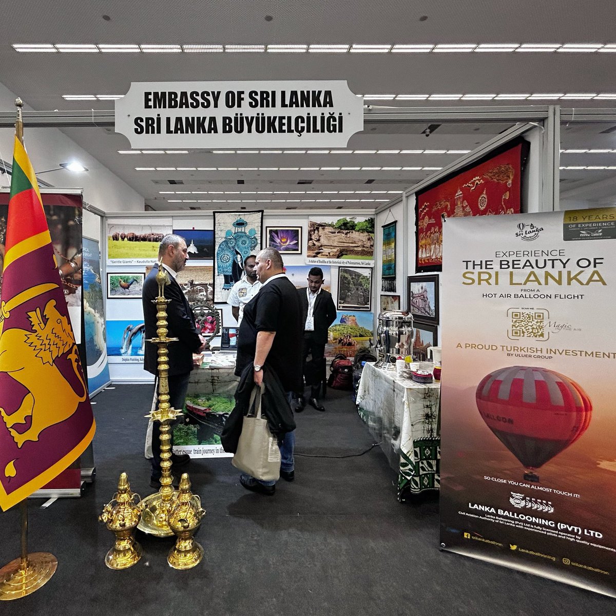 Travel Expo 2023 - Ankara, Türkiye
 
<a href="/UluerGroup/">Uluer Group</a> <a href="/slembankara/">Sri Lanka in Türkiye</a> @TR_Emb_Colombo <a href="/NyssaBalloon/">Nyssa Balloon Safaris</a> 

uluergroup.com
srilankaballoon.com