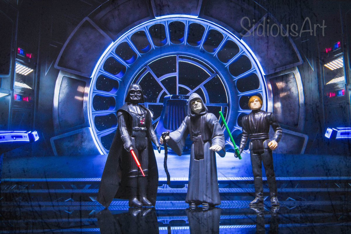 sidiousart's tweet image. ‘The Last Test’ 

#starwarsfanart #darthvader #sidiousart #rotj #returnofthejedi #sith #jedi #toys #art #Photographyart #toys #kenner #lukeskywalker #evil #emperor #lightsaber
