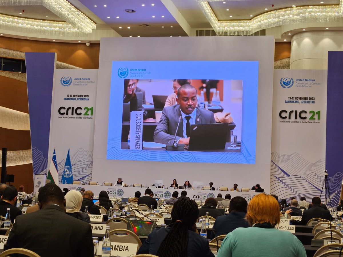 WasheKazungu's tweet photo. An engaging week at @UNCCD #CRIC21 in Samarkand. Lots of lessons from other organizations and countries on actions to address land degradation, and on including land tenure issues in these actions.

Lots of work to be done between now and #COP16 to ensure we do not lose momentum. https://t.co/QMPJ5ZCTRM