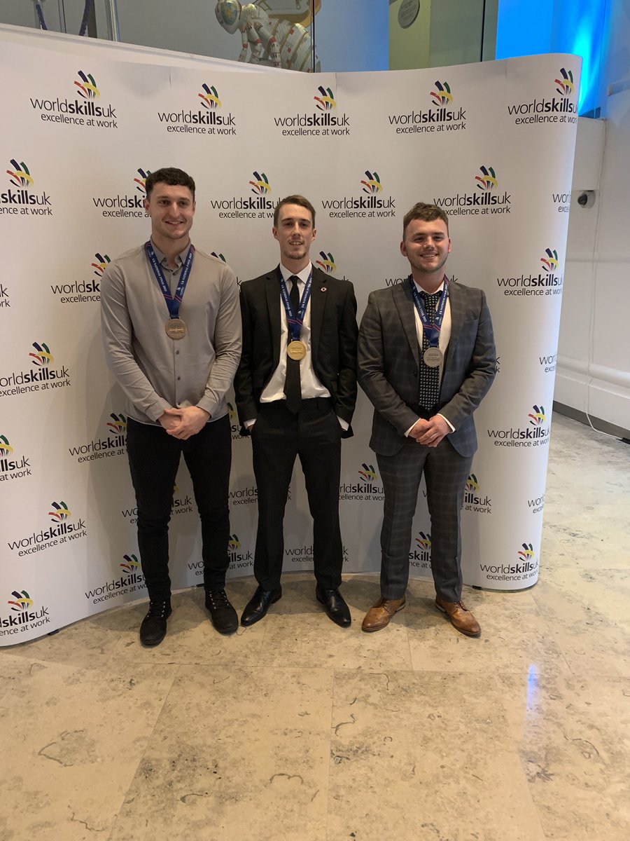 CarlParrish40's tweet photo. Congratulations Brandon Nicholson on winning a silver medal at the final of the @worldskillsuk #skillweld final. @airproducts @fabdec @ISEinWales @WorldSkillsUKW https://t.co/isAtoW5qbm
