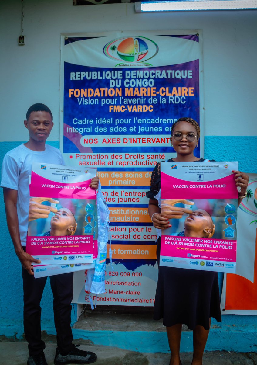 ClaireFondation's tweet photo. #WEEKEND_SHARE:Chaque enfant mérite de grandir en bonne santé, sans la menace de la #polio
Agissons maintenant pour les protéger
La @ClaireFondation et @urport_rdc ont sensibilisé les élèves de Lunkunga sur #Zeropolio #protectioncontrelapolio @Pev_rdcongo @UNICEFDRC @OMSRDCONGO https://t.co/iyAArkBuWl