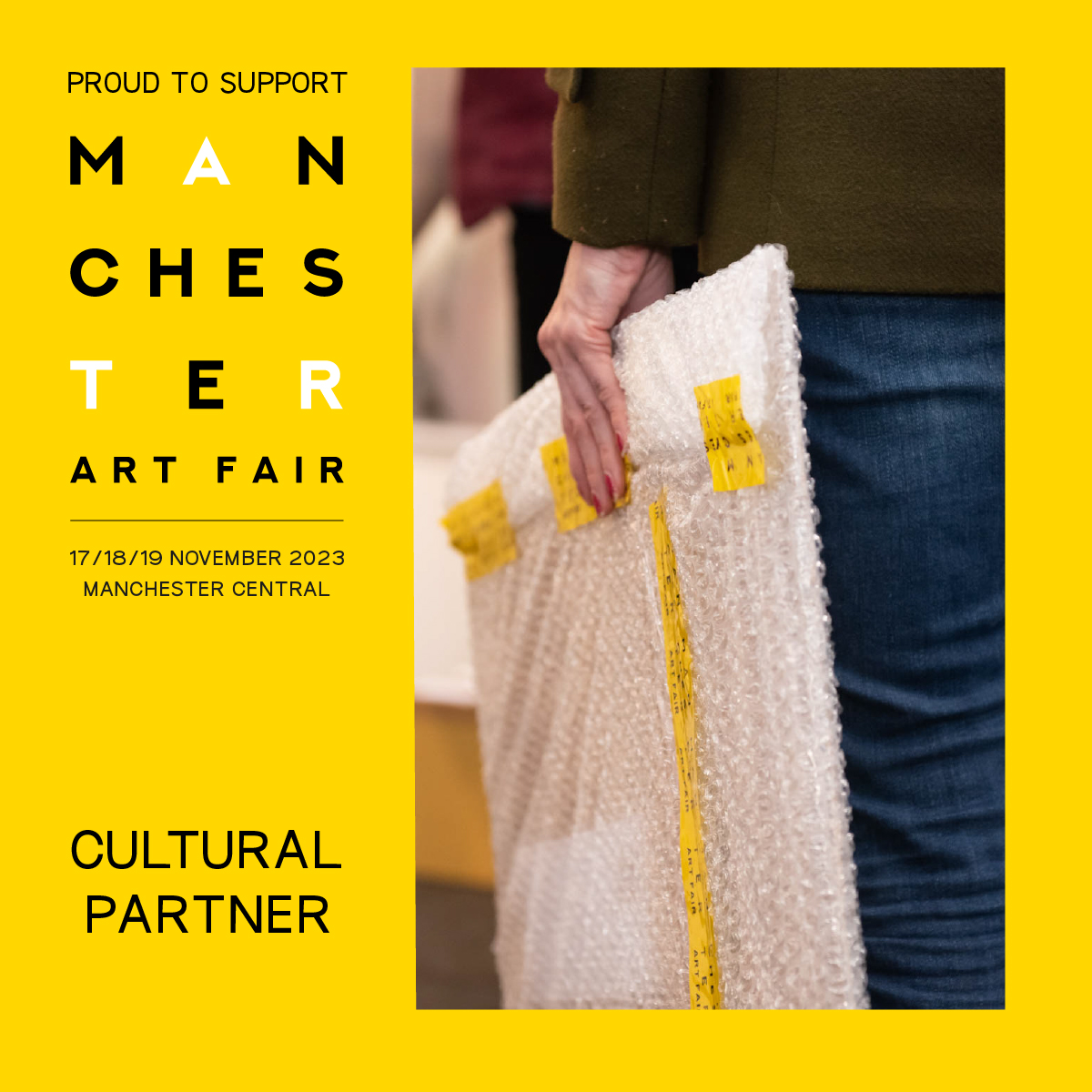 HepworthGallery's tweet photo. The Hepworth Wakefield is supporting @McrArtFair happening this weekend @mcr_central.

It's not too late to get FREE tickets using code MAFCP23. Book now at https://t.co/YjJSANfDsm

Plan your visit at https://t.co/SsrvlBYgWM 

#MAF23 https://t.co/nVM42pPki4