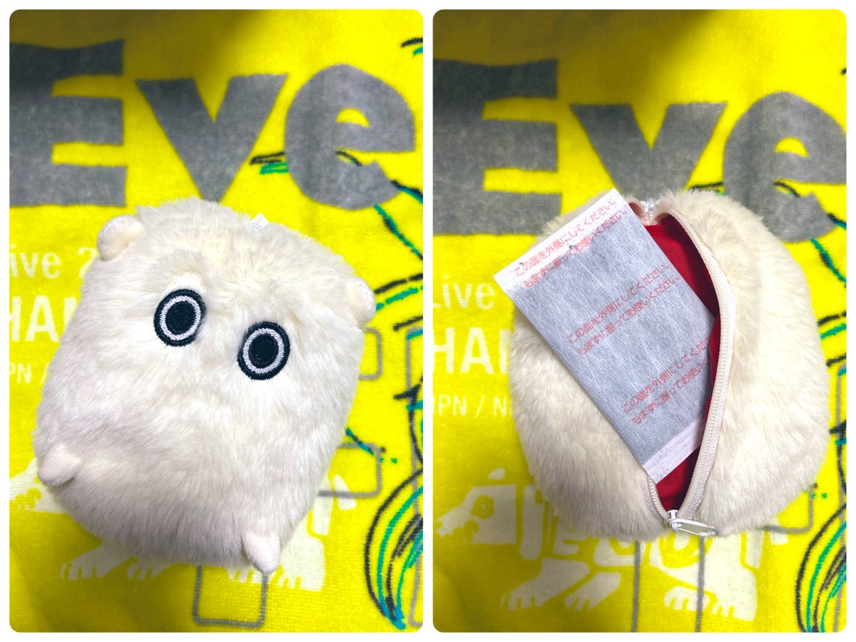 Eve おしく 花嵐 けだまちゃんポーチ Eve おしく 花嵐 けだまちゃんポーチ