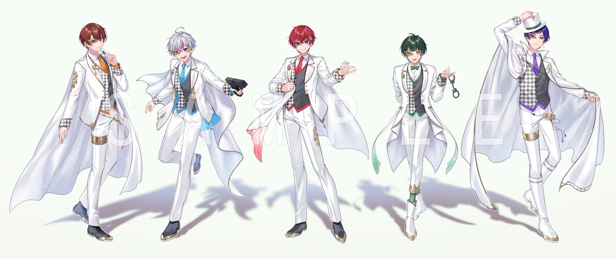 お知らせ〉 すたぽら様のWinter Live 「Stellar Jack」立ち絵イラスト