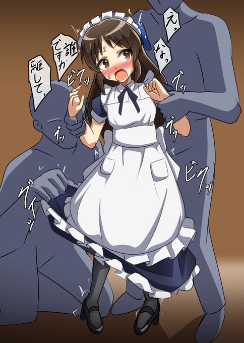 メイドカフェコラボの橘ありすちゃん。クラシックでロングなメイドもいいもんですね… 