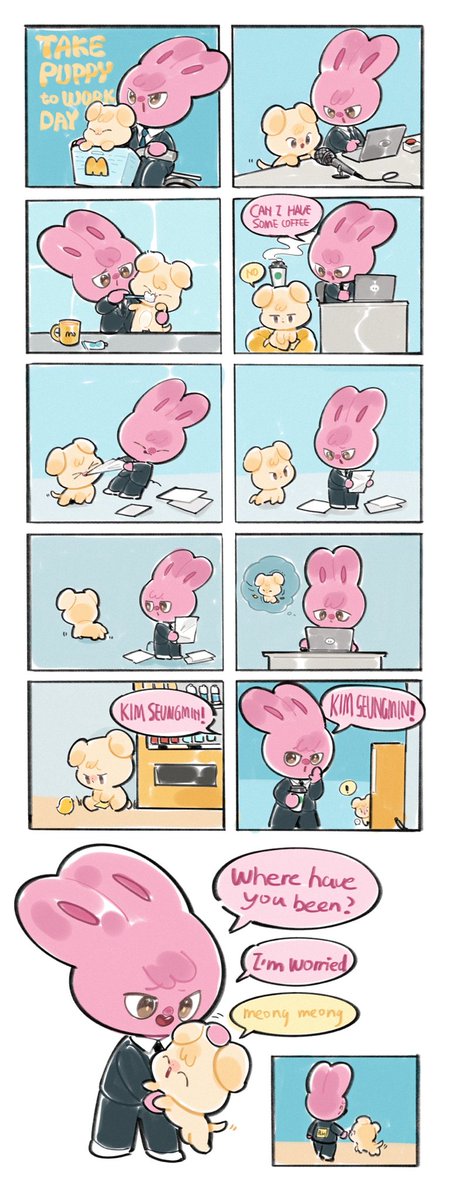 带狗狗上班日
#SKZOOfanart