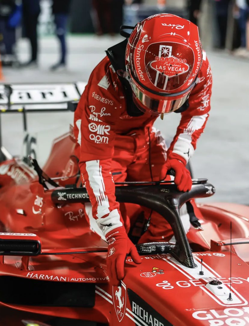 Vetteleclerc's tweet photo. Charles really said "you did well" 😭

#LasVegasGP https://t.co/Bq8Bt09AAY