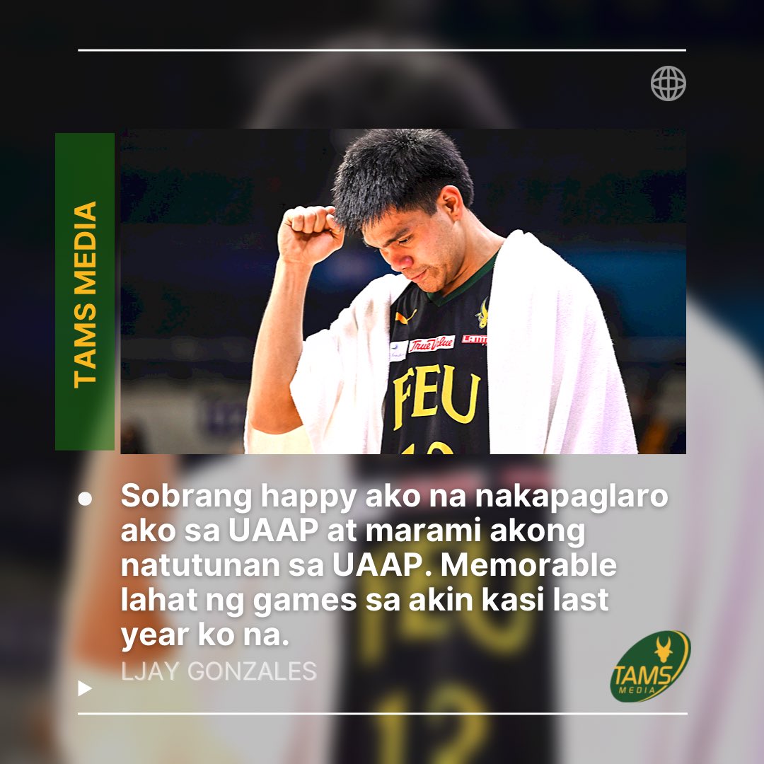 TamsMedia_'s tweet photo. 🫡 LJay. Thanks for choosing FEU. 🔰🏀 https://t.co/oNulSfORyX