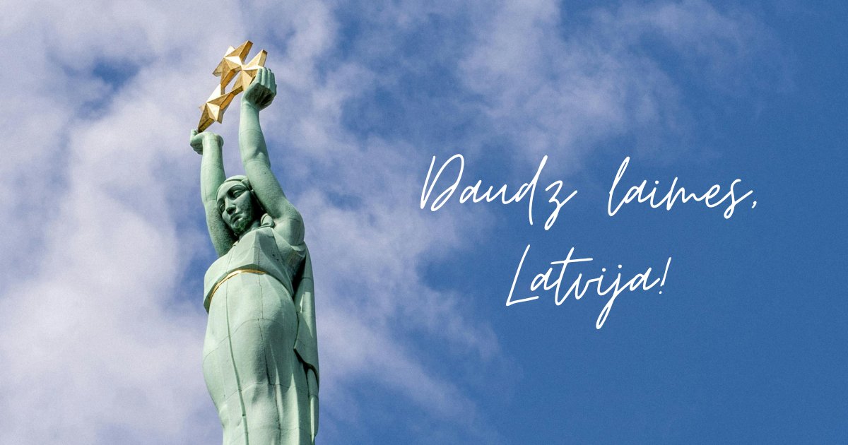 🇱🇻 Esam vienoti un lepni par Latviju gan svētkos, gan ikdienā! Šodien paceļam sarkanbalti sarkanos karogus, lai godinātu mūsu valsts brīvību. Par stipru un skaistu Latviju!