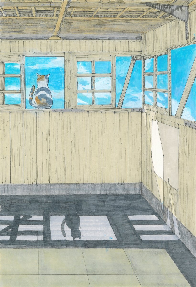 「秋晴れ」

予讃線　伊予大洲駅