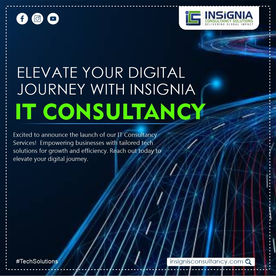 InsigniaCS's tweet image. Get ready to redefine your digital experience with Insignia IT Consultancy!  Announcing the launch of our game-changing IT Services – designed to empower businesses with tailored tech solutions for unprecedented growth and efficiency

#TechConsultancy #DigitalTransformation