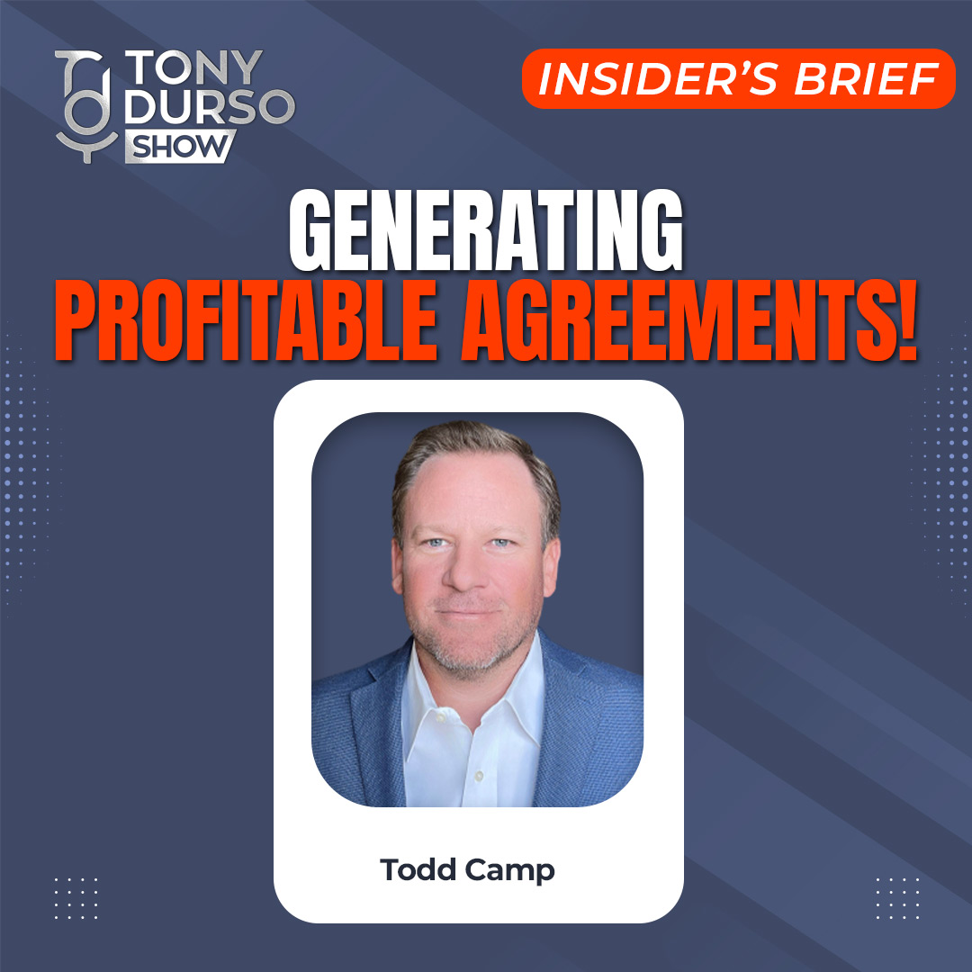 TonyDUrso's tweet photo. 💡 Negotiation secrets unveiled! Todd Camp believes a 'no' is just the beginning of lucrative deals. Learn more in our Insider’s Briefs.  
 
🌐 https://t.co/FawmopZFSR 
 
#EliteEntrepreneur #SowGoodSeeds #DoGoodDeeds #JustTakeAction #marketing #business #sales #socialmedia https://t.co/GzsIBEa0MX