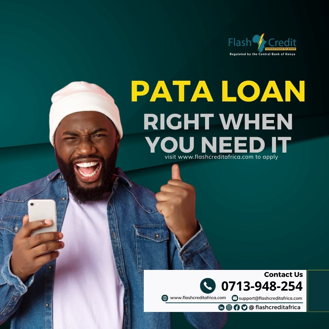 Enjoy fast and reliable loans right when you need them. Pata a same day loan today. 

#flashcreditafrica #fastloans 
Anne Njeri | Sauti Sol | David Ndii |Murkomen| Okiya Omtatah | Museveni | CEO of OpenAI | south c | Edwin Sifuna |#Mombasa | #TataTechnologies | #IndiaVsAustralia