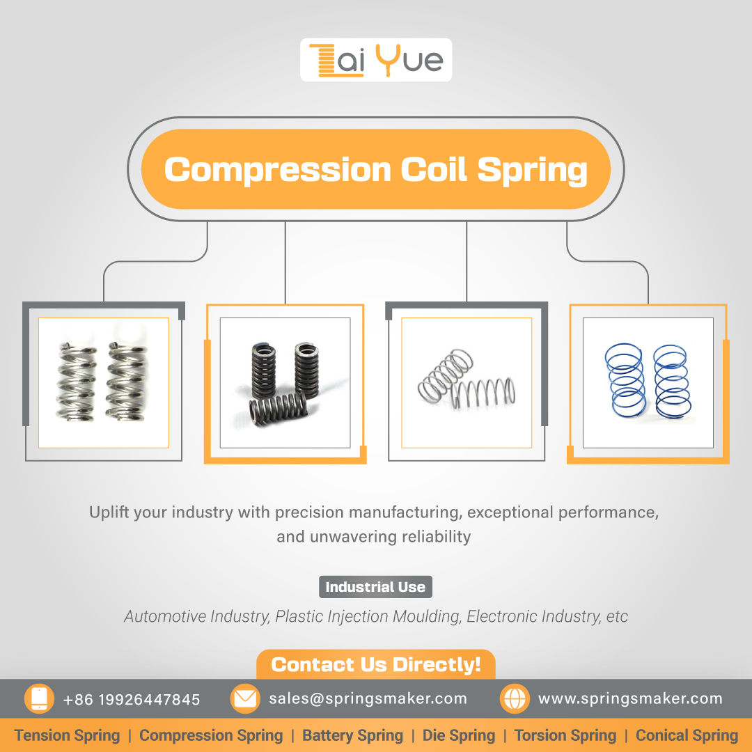 springsmaker1's tweet image. From automotive to aerospace, Laiyue's compression coil springs play a vital role in various industries worldwide #ReliableSprings #QualityMatters

Product link - springsmaker.com/supplier-47014…...

#CompressionSpring #CoilSprings #SpringTechnology #EngineeringMarvels #QualitySprings