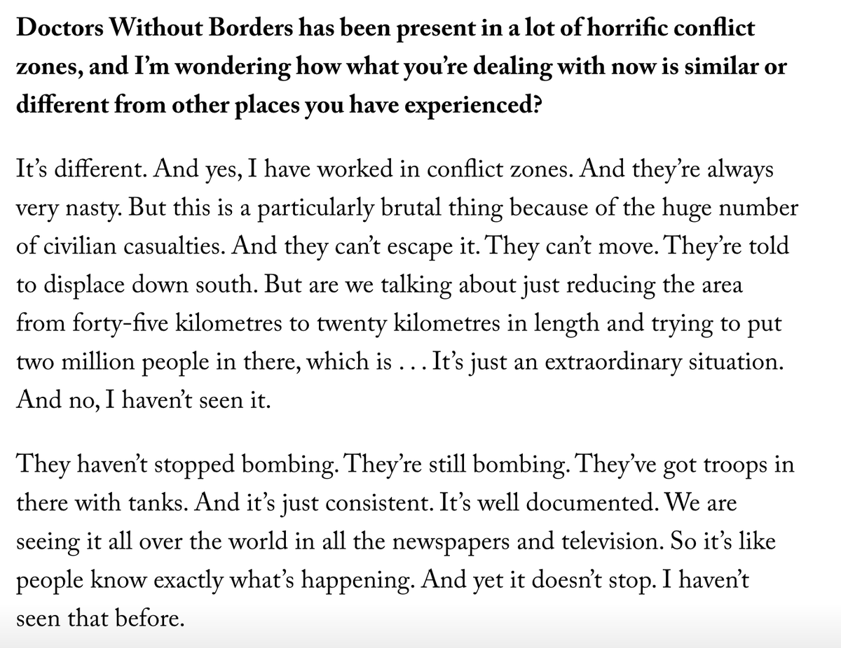 mathieuvonrohr's tweet photo. Doctors Without Borders mission head: "And yes, I have worked in conflict zones. And they’re always very nasty. But this is a particularly brutal thing because of the huge number of civilian casualties" https://t.co/dRgd2KCeF4 https://t.co/5O0Sj5cAwe
