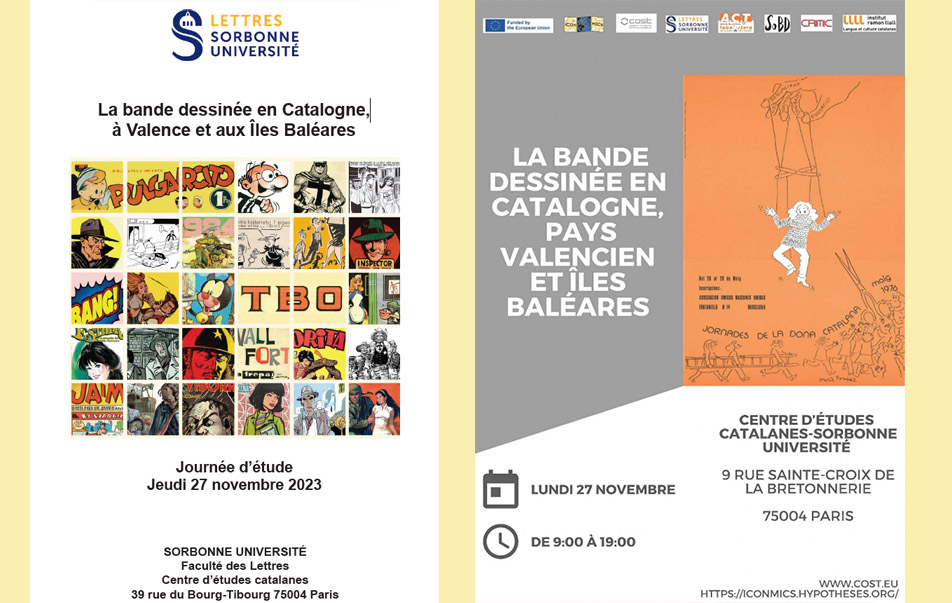 HumoristanOrg's tweet photo. Jornada en París dedicado al cómic catalán (Catalunya, Valencia, Islas Baleares). @Tebeosfera 
https://t.co/B88XalY67i https://t.co/TG8PbA2Fne