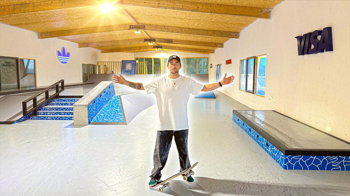 josephgarbaccio's tweet photo. JE TEST LE SKATEPARK DE VINCENT MILOU ! https://t.co/KyUc7pZokG https://t.co/MIZFHRijCC