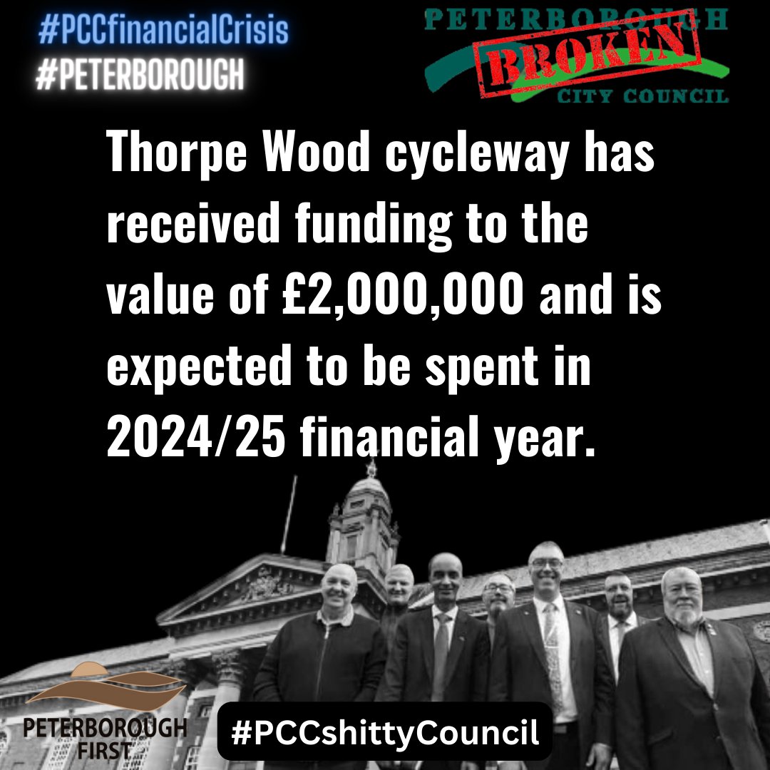 Darren_Fower's tweet image. #ThingsYouWillNeverSee 👀 = PCC announces £2m spend on cycling infrastructure for #Welland or #Paston or #Dogsthorpe etc!
🔗 bit.ly/PCCcabinet13th…

#PeterboroughFirst #Cabinet #PboroShittyCouncil #PCCfinancialCrisis #Peterborough #Pboro #CllrMohammedFarooq #CllrJohnHoward