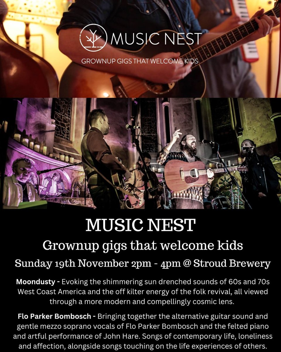 Gear up for a family-friendly gig that packs a punch! Tomorrow, we're hosting Music Nest at our Balcony Bar! It's not just music; it's an inclusive space with top-notch acts, family-friendly volumes, and a cozy vibe. 🎵👨‍👩‍👧‍👦 #MusicNestStroud #StroudBrewery #FamilyFriendlyGigs