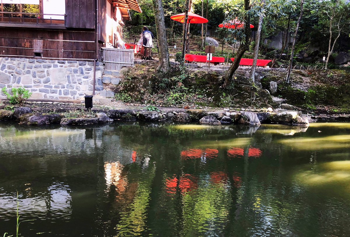 名古屋覚王山 揚輝荘で休憩 (^^♪ 🚶😀 揚輝荘から見た日泰寺五重塔が美しい 🙏🥰 茶室でお茶会がありました 🍵🙏