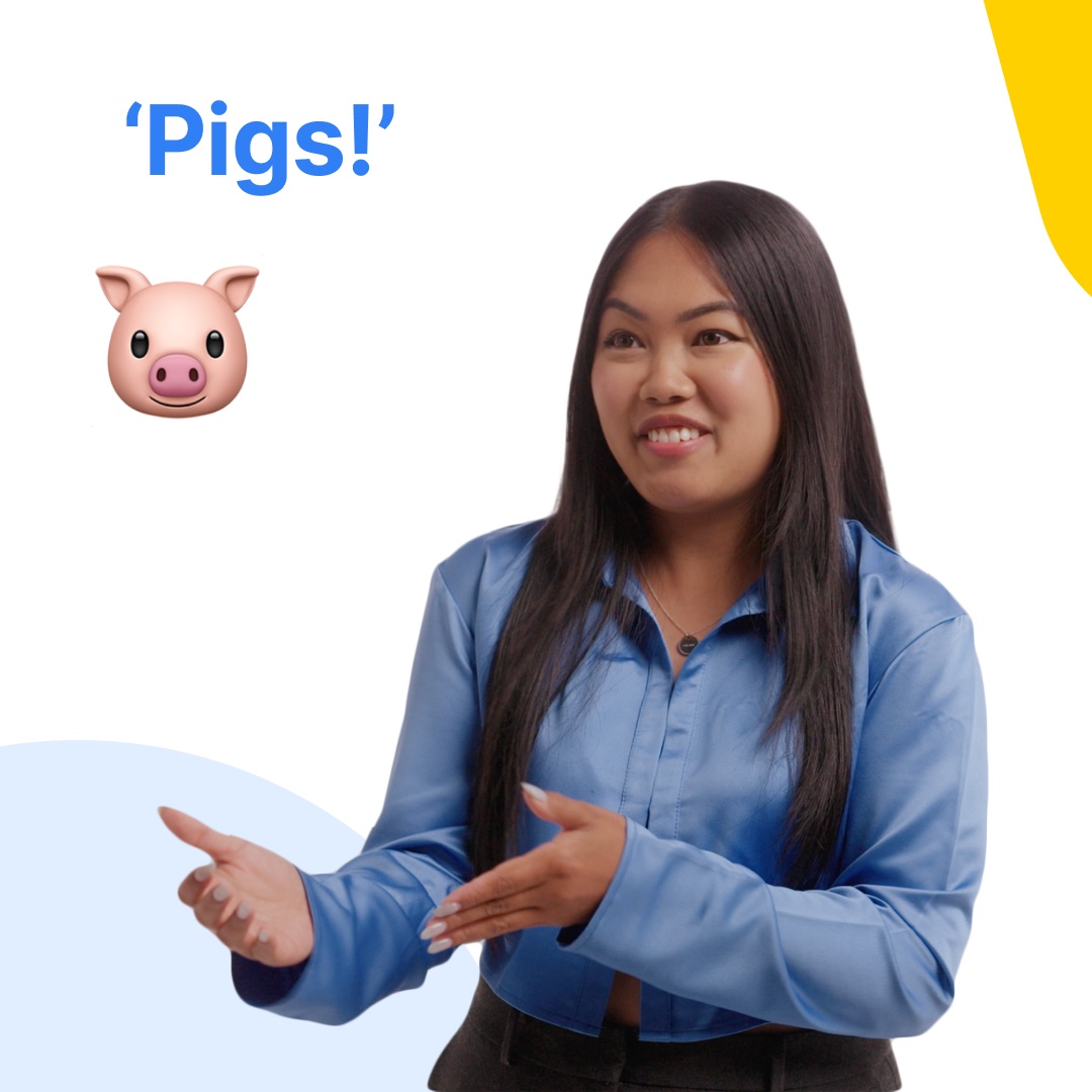 ‘My uncle said that he’s got this amazing investment, where we buy pigs. After a few months of sending money home, we asked for pictures of the said pigs…’ 🐷
Can you guess what happened next? 🤔

#TransferGo
#OnlineMoneyTransfer
#BorderlessPayments #Sendmoney #pigs #investment