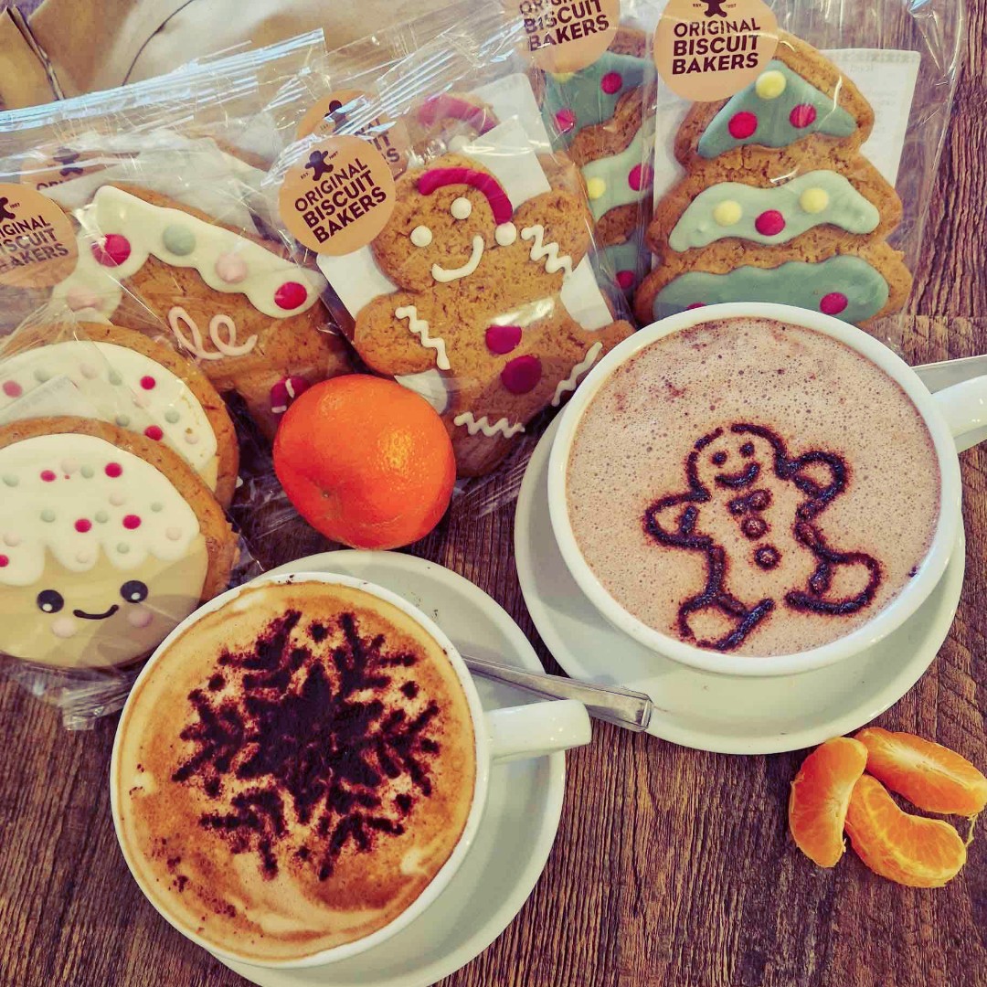 It’s that time of year again, cold, dark and possibly wet. We have some delicious hot drinks in our cafe for you. Come and sample our Christmas flavours. Ginger Bread Late and Terries Chocolate Orange Hot Chocolate, available now.