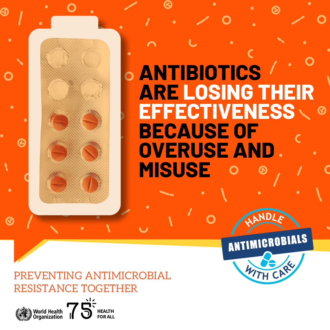 rpharms's tweet image. With more than 1.5 million people visiting their pharmacist daily, pharmacists play a crucial role in the fight against antimicrobial resistance

Find out more about the threat of #AMR and how you can help fight it: bit.ly/3ULt8eq

#WorldAMRAwarenessWeek #WAAW2023 #WAAW