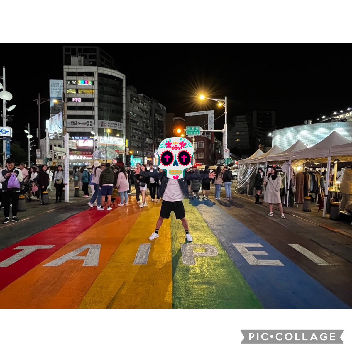 ずっと撮りたかったフォトスポット！🌈

(洋服のほとんどが@akira_taiwan さんの笑)

#台湾
#Pride2023