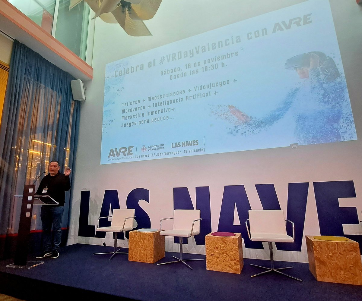 Comienza la jornada #VRDayValencia con AVRE. 
<a href="/GVAeducacio/">GVA Educació</a> 
@CIDA