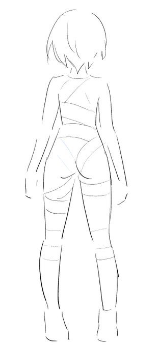 フォルダ掘ってたら出てきた人妻設定画。全部リビドークロスの!
①シラカゲさん背中 ②アイゼンさん背中
③第二アンドウさん初期案 ④第二ツジサキさん初期案 