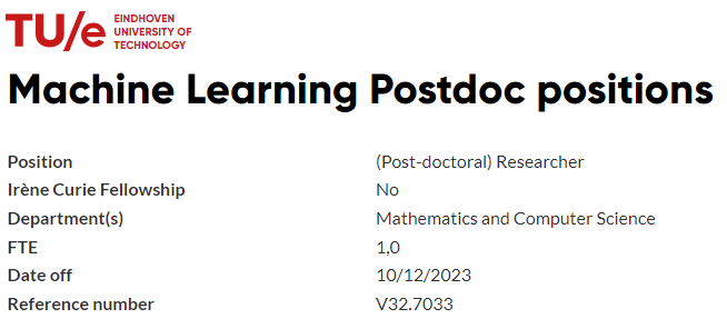 jmtomczak's tweet photo. Great opportunities for prospective postdocs in our Data &amp; AI cluster (https://t.co/37Fng5lVxw)! Don't think twice, apply!

https://t.co/FkjCLc91lD https://t.co/WGurn8dlMR